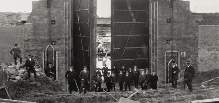 Kasenort Schleusenbau 1926